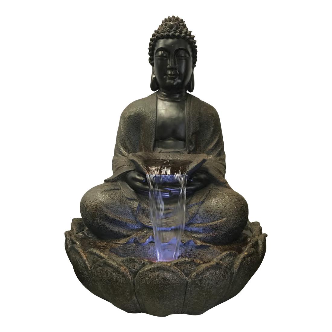 Brown Sitting Buddha – Garden Water Features Depot