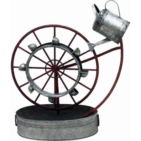 Metal Water Wheel Fountain